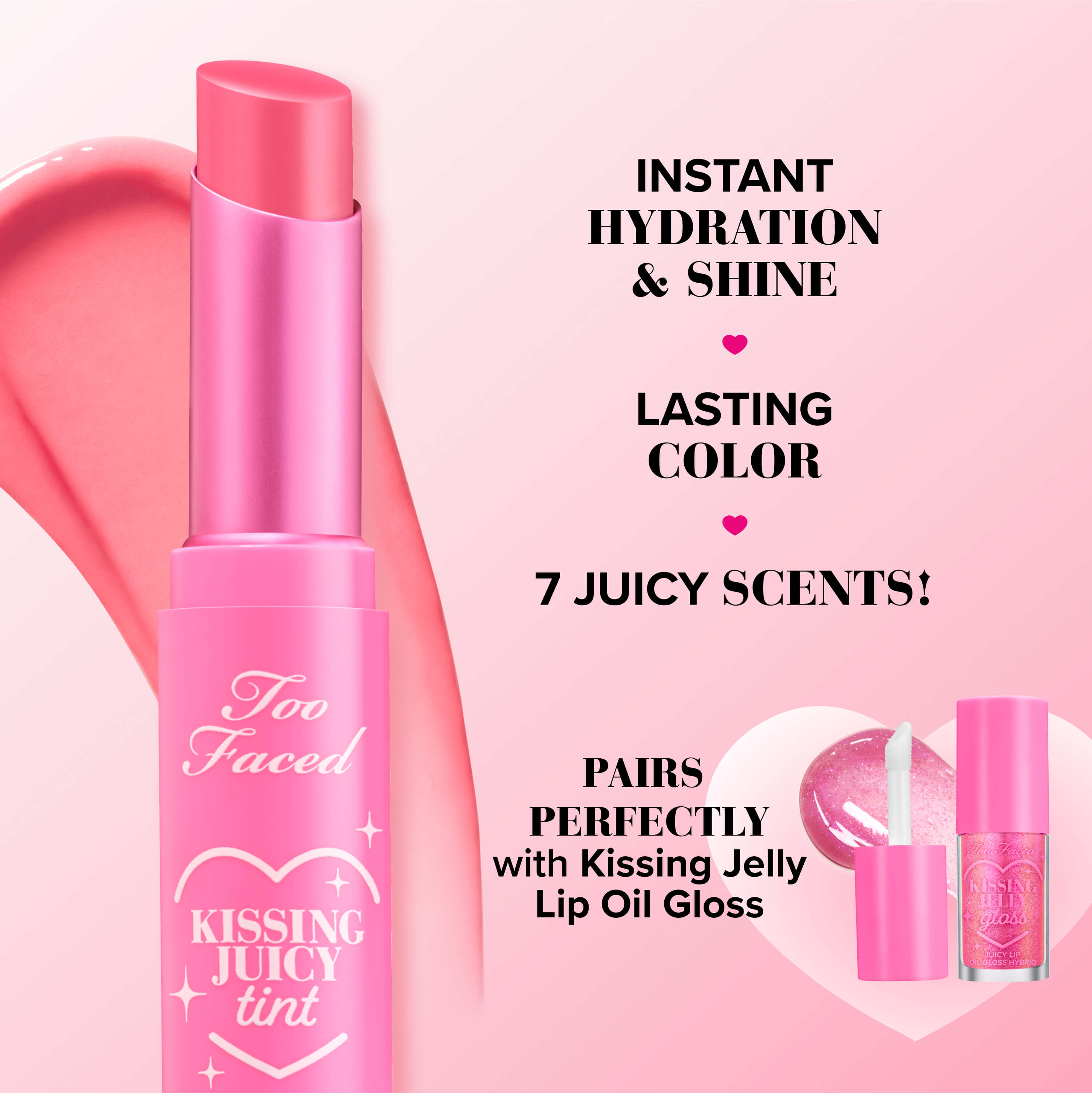 Juicy Fruits Set: Kissing Jelly + Kissing Juicy Tint